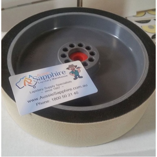 #3000 Cabking 8" Ø x 2" Flexwheel Diamond Cabbing Wheel [Grit: #3000]