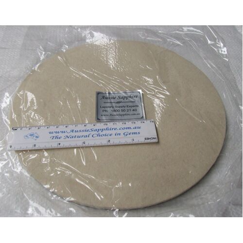 10" Thick Felt  Disc with Magnetic Backer, No Hole