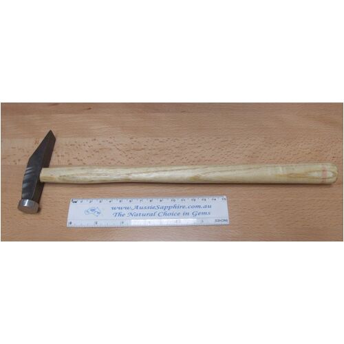 Metalworking or Goldsmiths Hammer - Round Flat and Chisel Ends