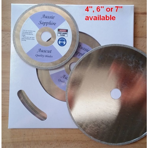 4" x 0.025" x 5/8" Electroplated Diamond Blade for Glass/Stone Cutting [Size: 4 inch]