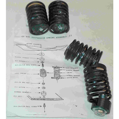 Gyroc Spring assembly Kit (A,B,C) Contains 4 Springs/Bolts