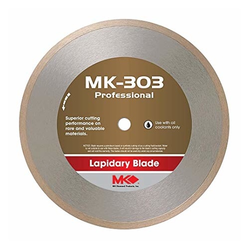 6" x 0.032" x 5/8" MK303 Diamond Lapidary Blade for cutting stone or glass [Thickness: 0.032 inch]
