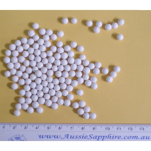 Porcelain Ceramic Media - 6mm Spheres, Extra Fine, 1kg Lot
