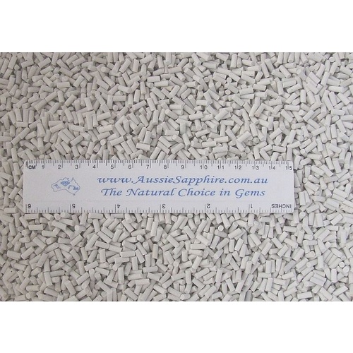 Porcelain Ceramic Media - 3x8mm Cylinders, Extra Fine, 1kg Lot