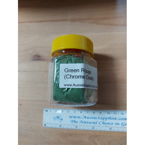 POLISH: Chrome Oxide, 100 gram Lot For Jade and similar gems