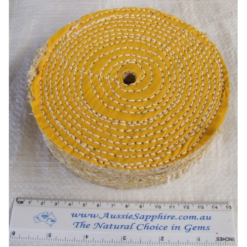 Sisal Buffing Wheel 6", 150mm x 35mm wide