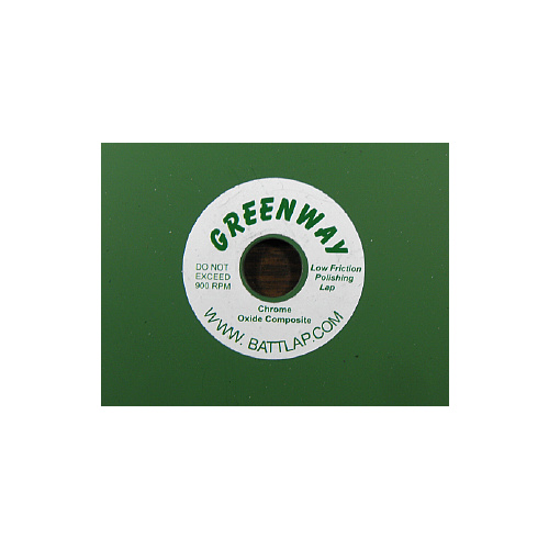 6 inch Greenway Polish Lap, Integral Chrome Oxide, Just Add Water [Size: 6 inch]