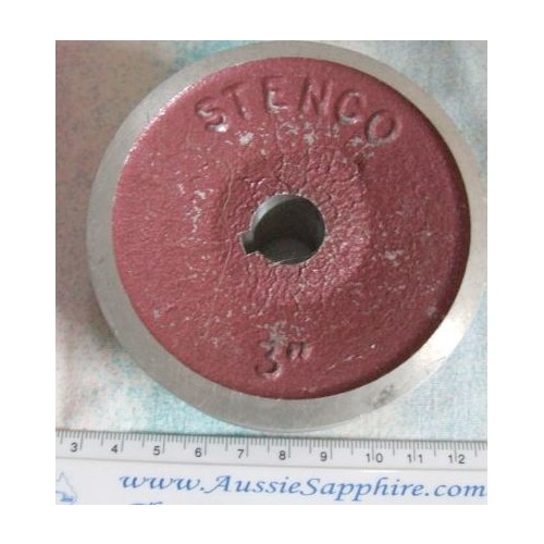 3 inch x 14mm  A section Single Aluminium Pulley [Bore Size: 14 mm]