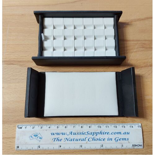 Gem Carry Case  to fit 21  gems with magnetic removable lid [Size: 21 gem case]