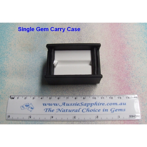 Mini Pocket Gem Display Case for Single Gemstone, Magnetic Latch