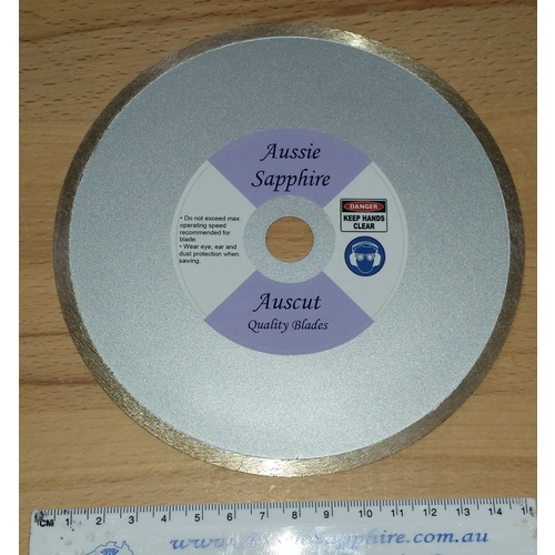 7" x 0.032" Silver Series Diamond Blade (Continuous Rim)