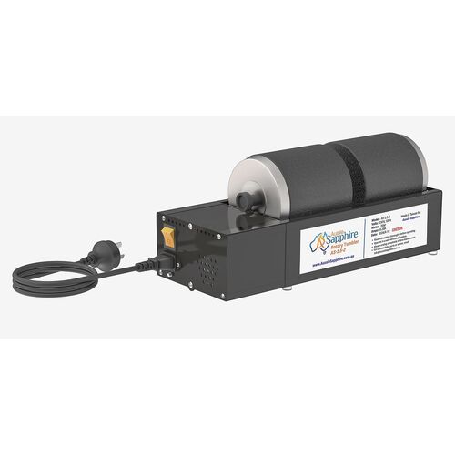 Auscut Smooth 3 Double Barrel (3lb) Rotary Tumbler (AS-1.5-2)